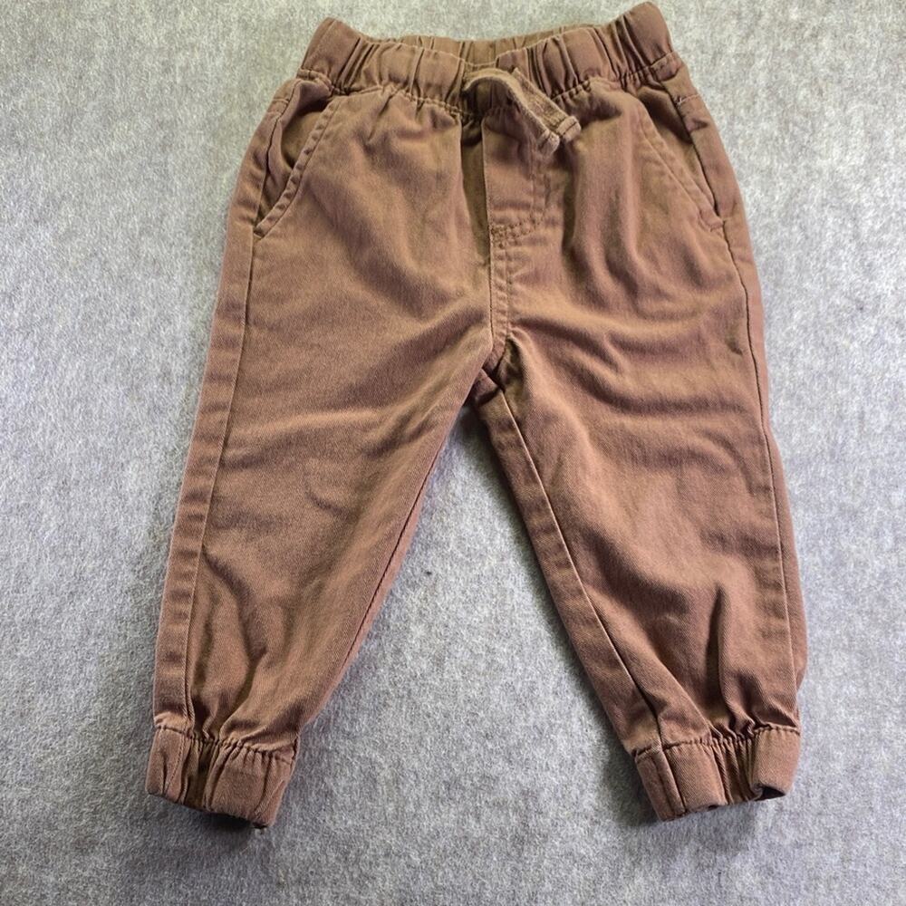 Ben Sherman Kids Tan Jogger Pants Size 18 Months
